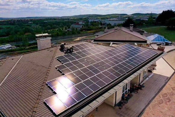 30KW solar roof off-grid power system (1)